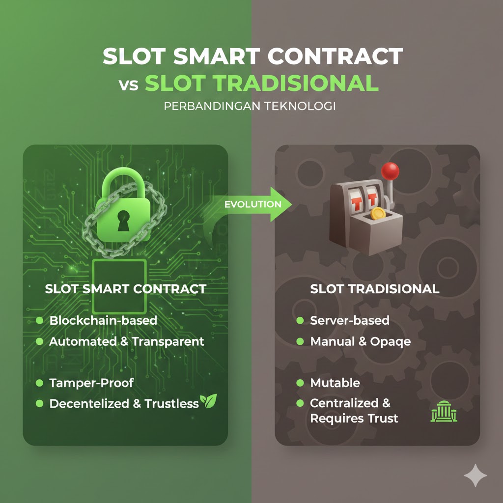 Slot Smart Contract vs Slot Tradisional